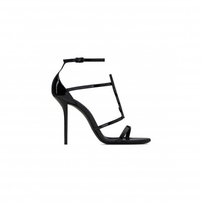 YSL CASSANDRA SANDALS IN PATENT LEATHER 6301090NPVV1000